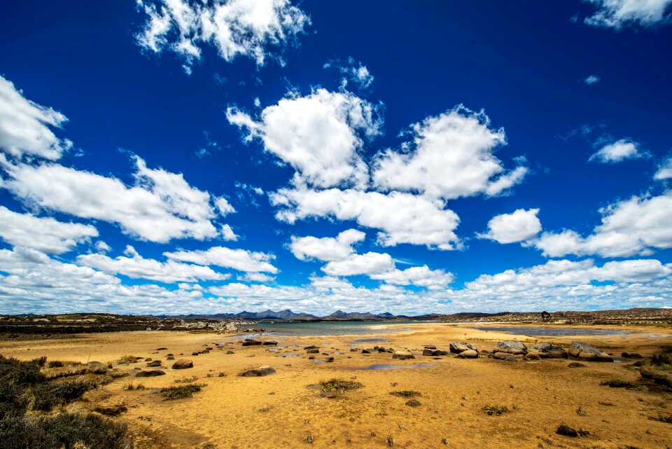 Mountain landscape sky