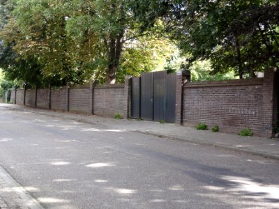 Nijmegen rijksmonument 525504 Groenestraatkerk tuinmuur