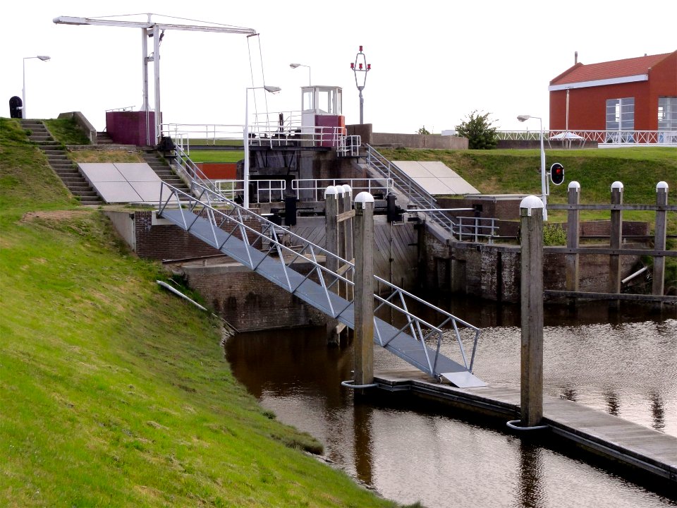 Nieuwe sluis Termunterzijl