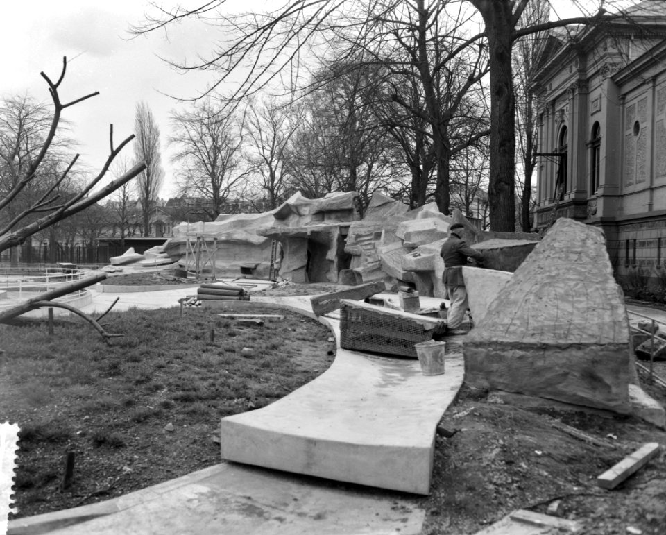 Nieuwe rotspartij in Artis, Bestanddeelnr 912-2506