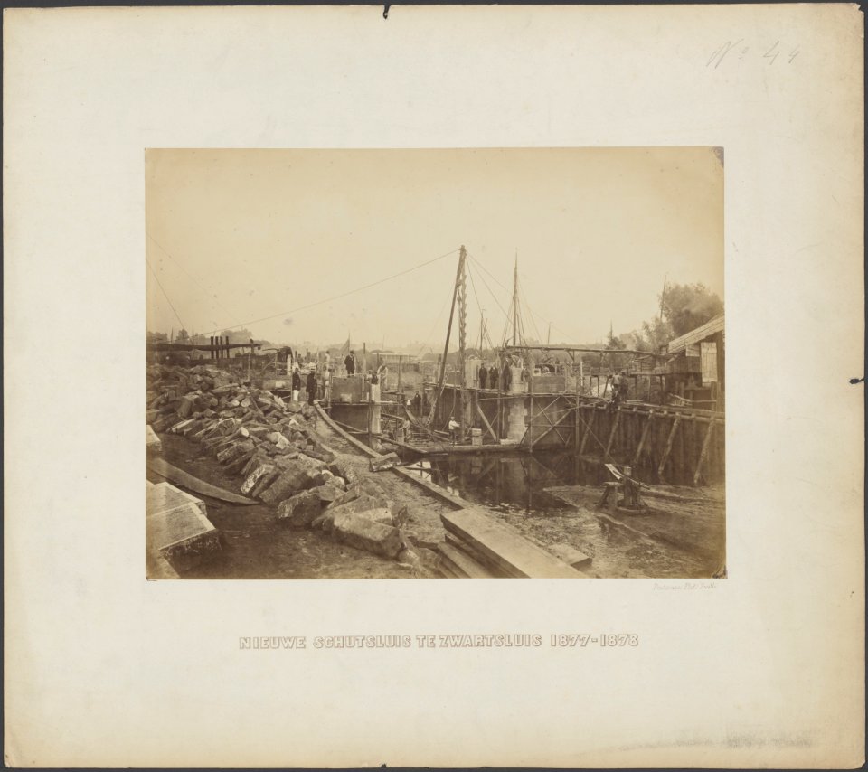 Nieuwe schutsluis te Zwartsluis 1877-1878, Bestanddeelnr 116