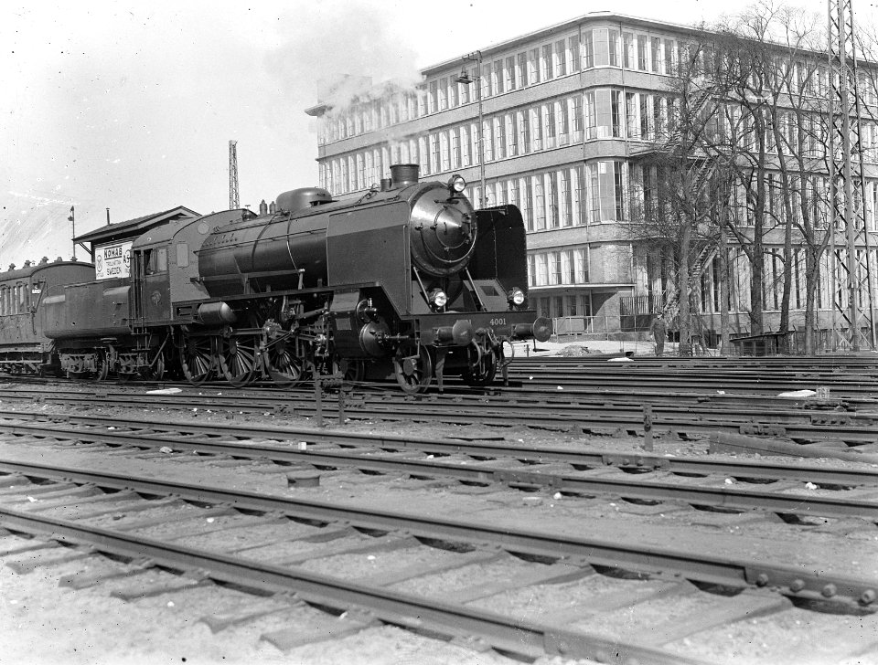 Nieuwe sneltrein stoomlocomotief geleverd door Zweden. Deze waren in het laatste, Bestanddeelnr 901-5771