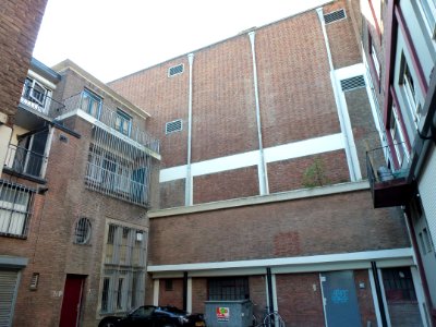 Nijmegen Winkelpand H&M Burchtstraat 1 achterkant, Mr. Hermanstraat 1