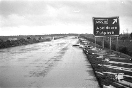 Nieuwe weg Apeldoorn Zwolle op 21 november aanstaande ope het nieuwe weggedeelte, Bestanddeelnr 929-4380