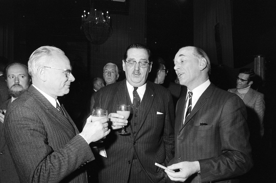 Nieuwjaarsreceptie NOS, Hilversum, Bestanddeelnr 924-1422