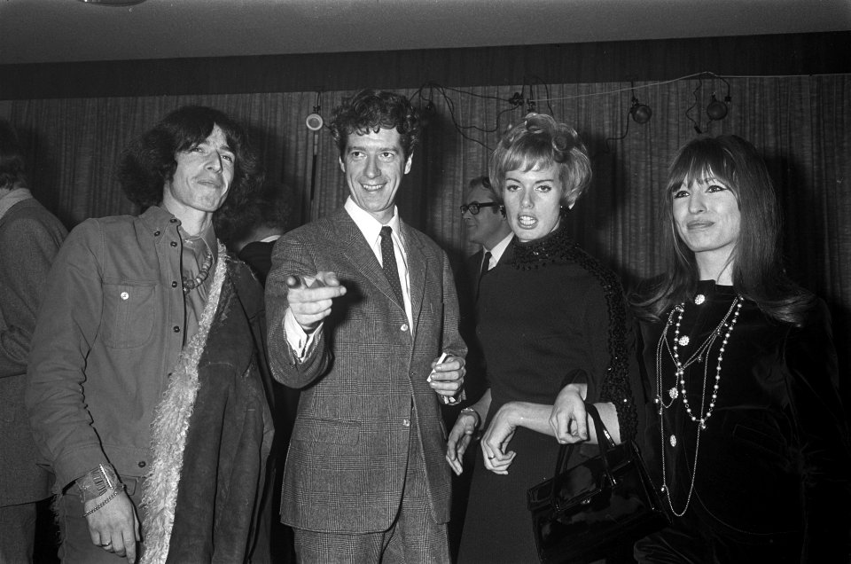 Nieuwjaarsreceptie Phonogram Boudewijn de Groot, Rudi Carrell, Ria Valk en Liesb, Bestanddeelnr 920-9583