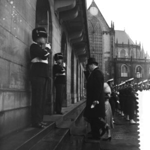 Nieuwjaarsreceptie voor het Corps Diplomatique te Amsterdam, Ambassadeur van Ame, Bestanddeelnr 910-0790 photo