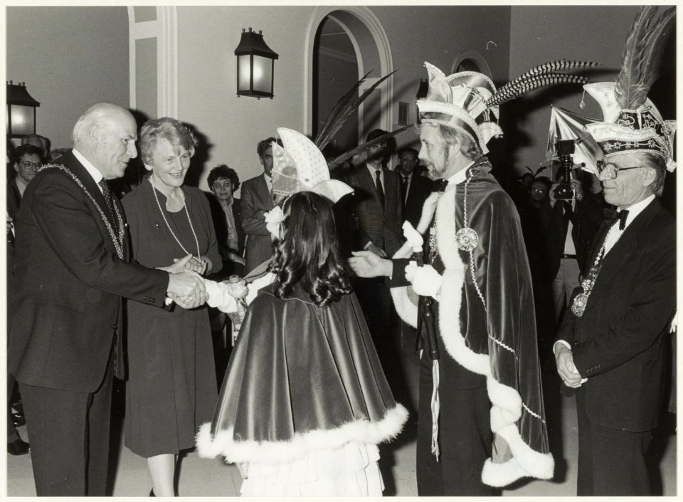 Nieuwjaarsreceptie in het Gemeentehuis., NL-HlmNHA 54015738