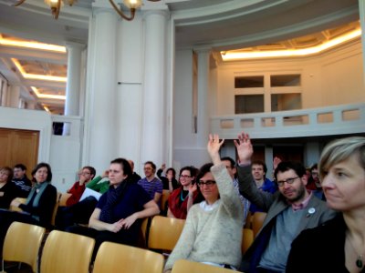 Nieuwjaarsreceptie 2018 Wikimedia BE en PACKED vzw 03