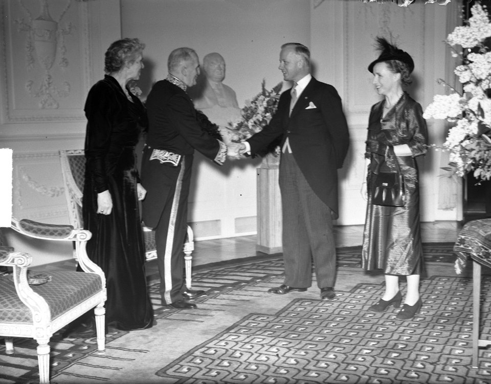 Nieuwjaarsreceptie Baron de Vos van Steenwijk te Haarlem, Bestanddeelnr 904-3844