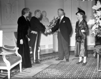 Nieuwjaarsreceptie Baron de Vos van Steenwijk te Haarlem, Bestanddeelnr 904-3844