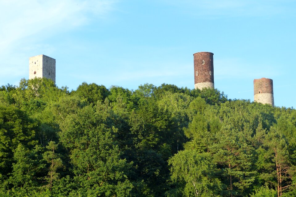 Castle checiny monument forest