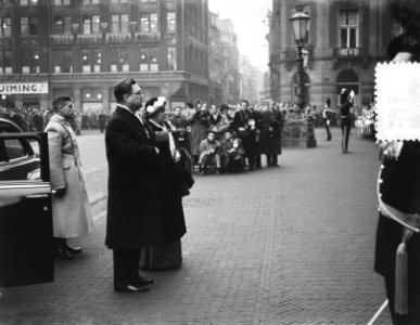 Nieuwjaarsreceptie Koninklijk Paar te Amsterdam. Amerika, Bestanddeelnr 905-4882 photo