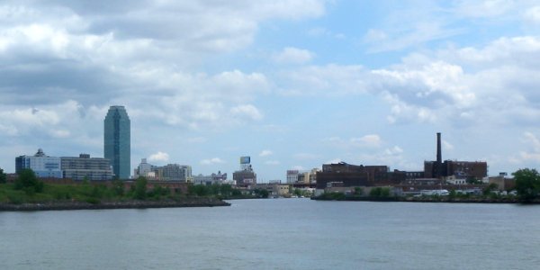 Newtown Creek mouth NYWw cloudy jeh