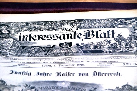 Newspaper 50aniversery of Emperor Franz Joseph I. of Austria1