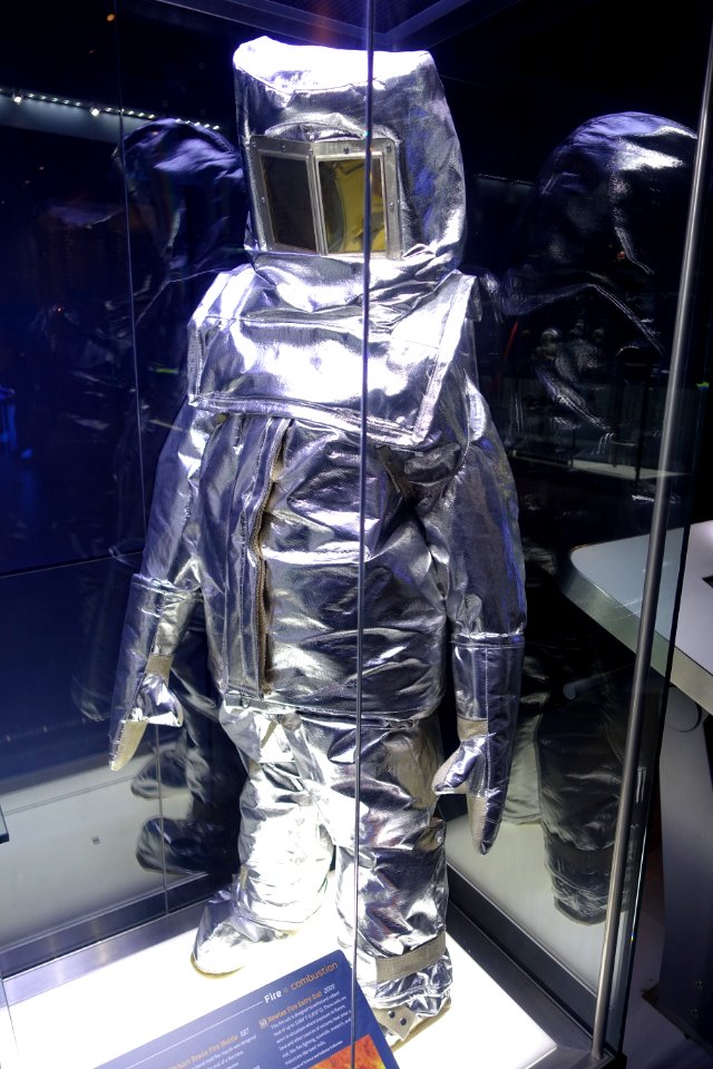 Newtex Fire Entry Suit, 2009 - Museum of Science and Industry (Chicago) - DSC06484