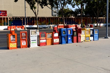 Newsstands at San Jose City Hall