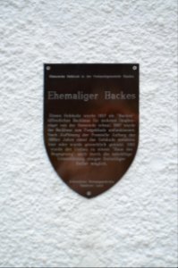 Niederdreisbach, Brunnenstraße 4, Tafel