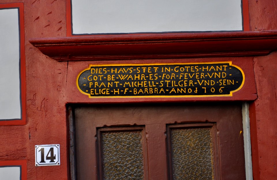Niederbrechen, Bergstraße 14, Detail