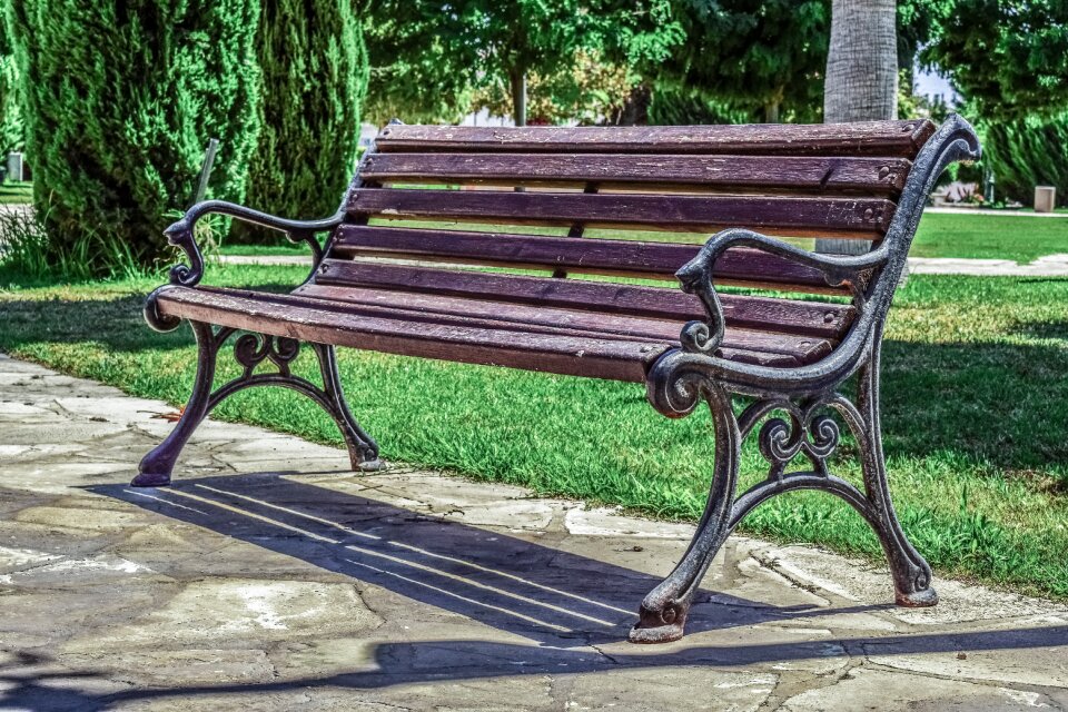 Vintage outdoor park