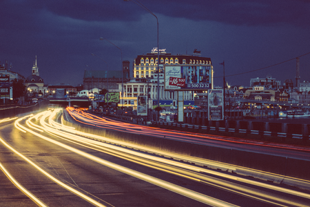 City lights night