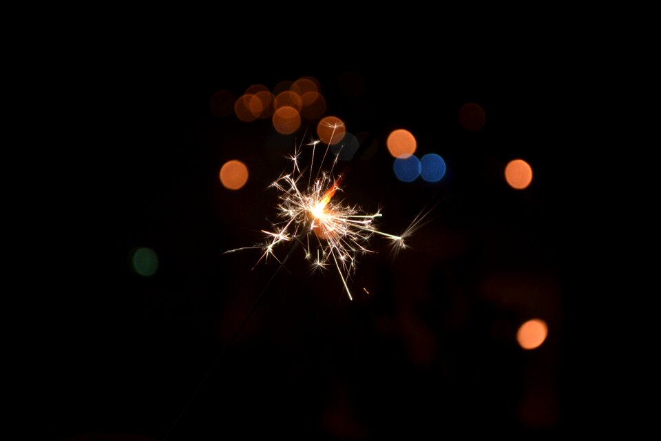 Sparkler spark holiday
