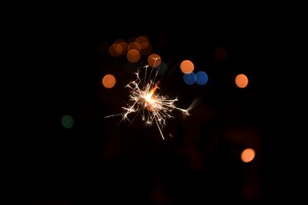 Sparkler spark holiday