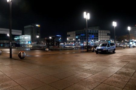 New year 2021 exclusion zone Berlin Alexanderplatz 04