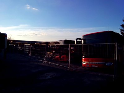 Niedergebrannte Stadtbusse in Spenge (September 2015)