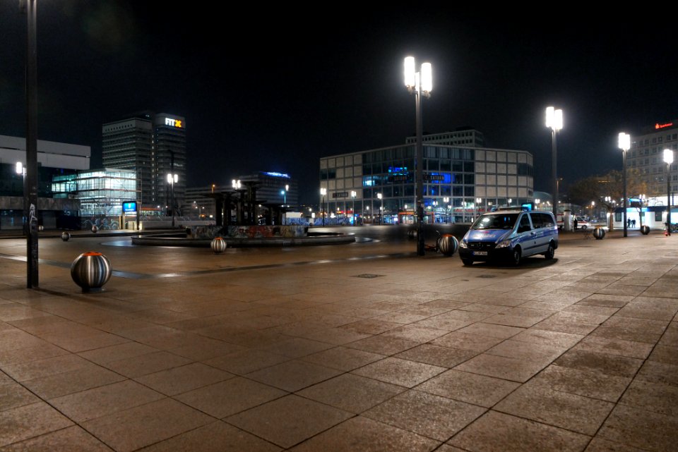 New year 2021 exclusion zone Berlin Alexanderplatz 05