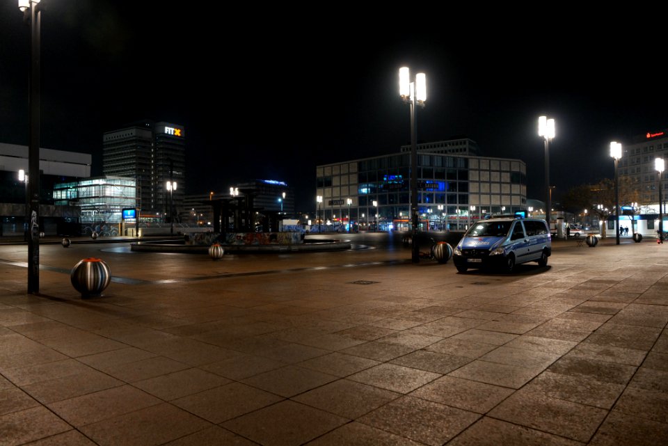 New year 2021 exclusion zone Berlin Alexanderplatz 06