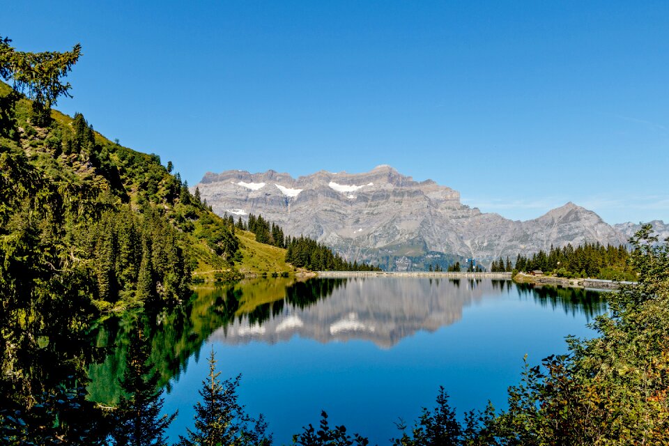 Mountains bergsee reservoir