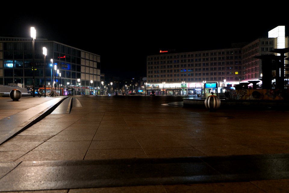 New year 2021 exclusion zone Berlin Alexanderplatz 08