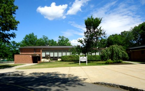 New Providence NJ Morris Union Jointure Commission with blue sky and trees