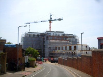 New Wave flats, Newtown Road, Hove (May 2018, under construction) (4)