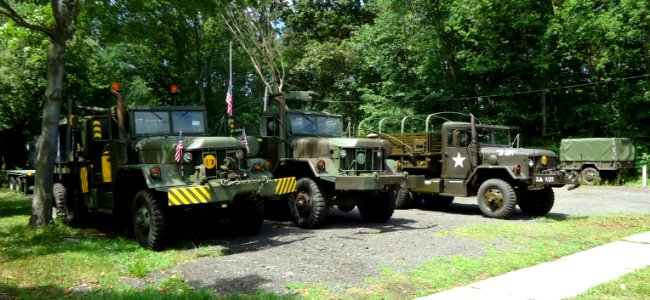 New Providence NJ historical army vehicles at American Legion Post