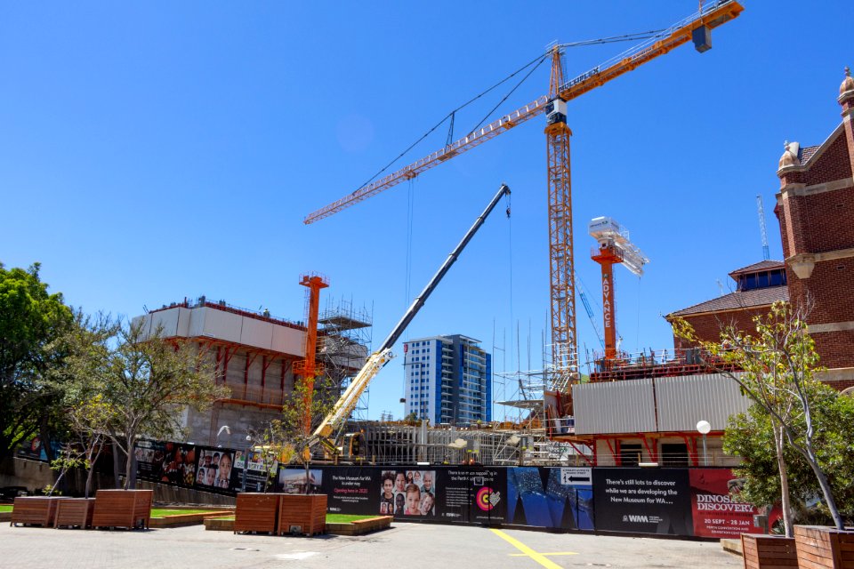 New WA Museum construction, March 2018