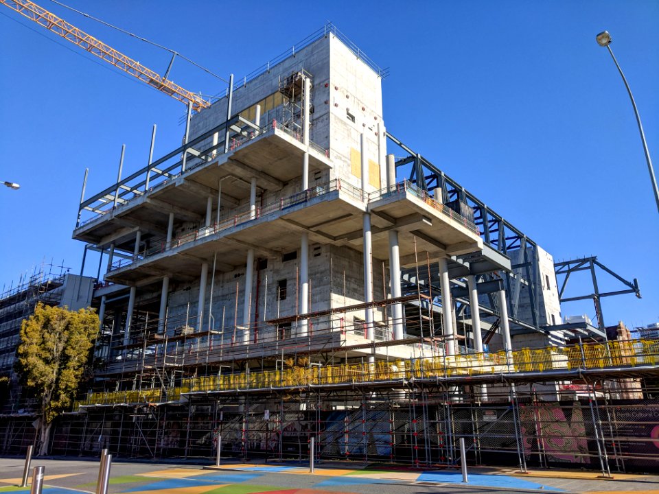 New WA Museum construction, September 2018 01