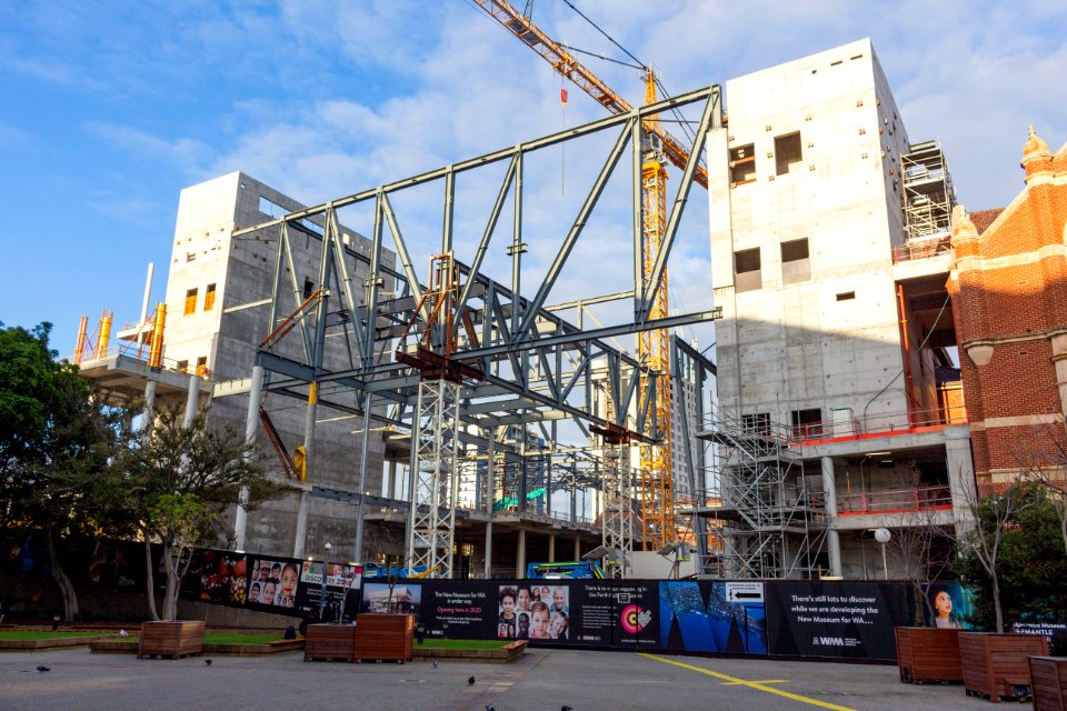 New WA Museum construction, July 2018 04