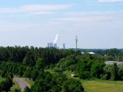 New Haidemühl from observation tower 2019-06-06 17