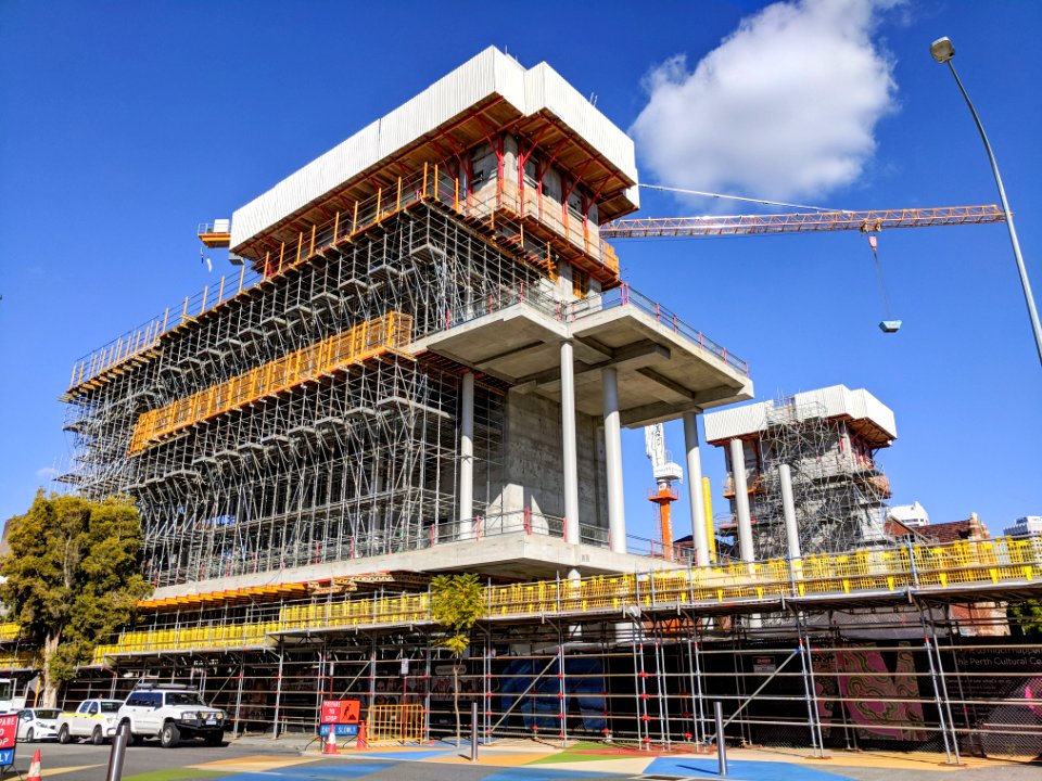 New WA Museum construction, May 2018 04