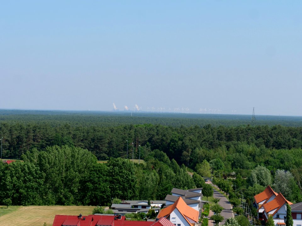 New Haidemühl from observation tower 2019-06-06 11