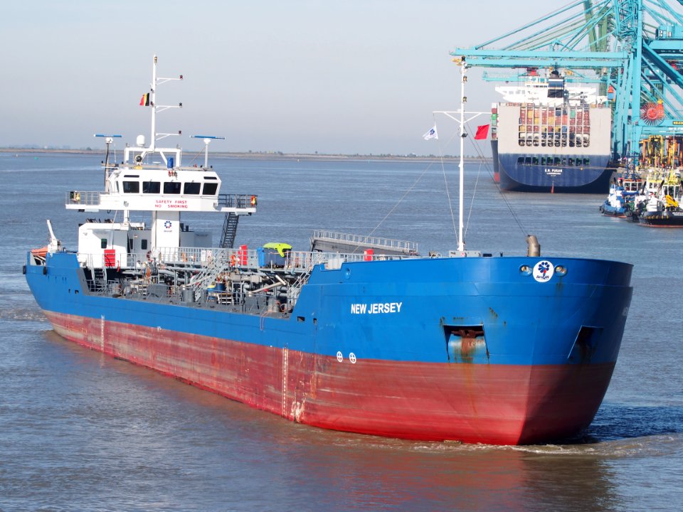 New Jersey (ship, 2006), IMO 9367918, MMSI 205462000, Call Sign ONEC, Port of Antwerp pic2