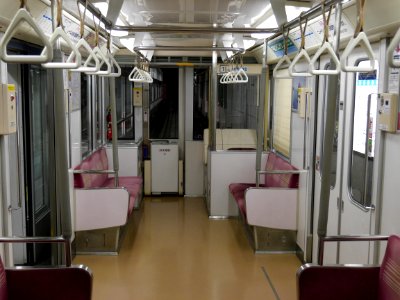 New tram inside toward cabin 01