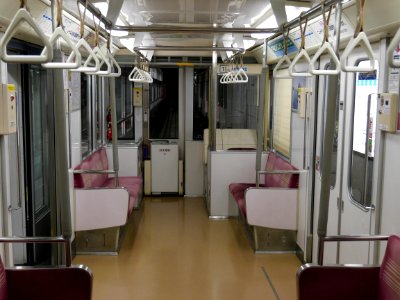 New tram inside toward cabin 01 photo