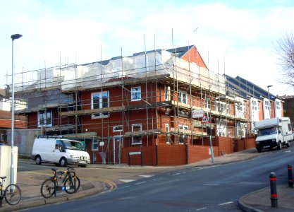 New Housing on the site of St Alban's Church, Coombe Road, Brighton (January 2015) (1)