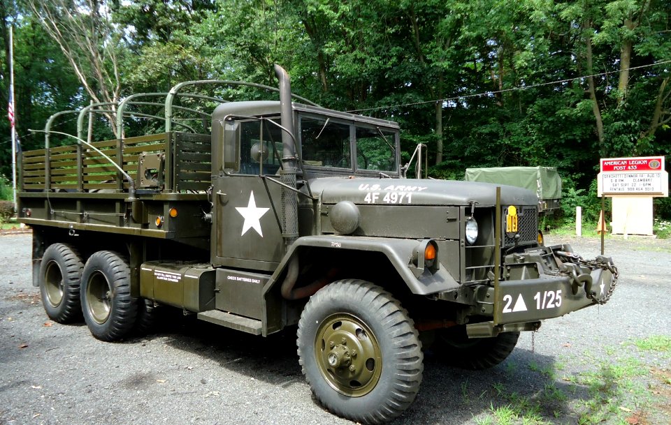 New Providence NJ historical military vehicle at American Legion Post