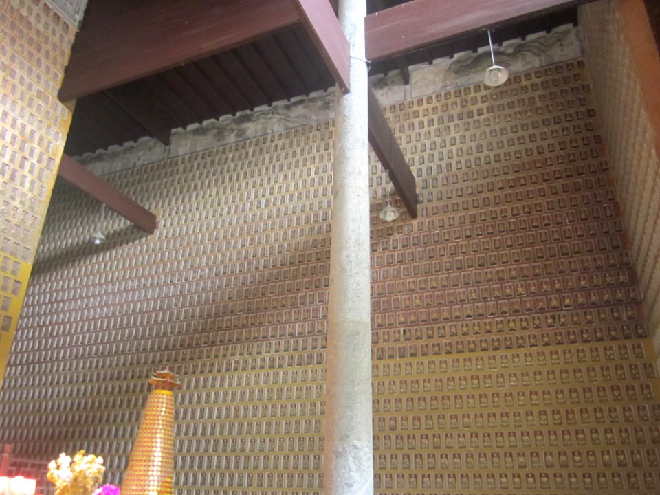 Niches for statues of the Buddha, Multi-Buddha Hall (Wanfo Hall), Miyin Temple, 12 February 2018, 02