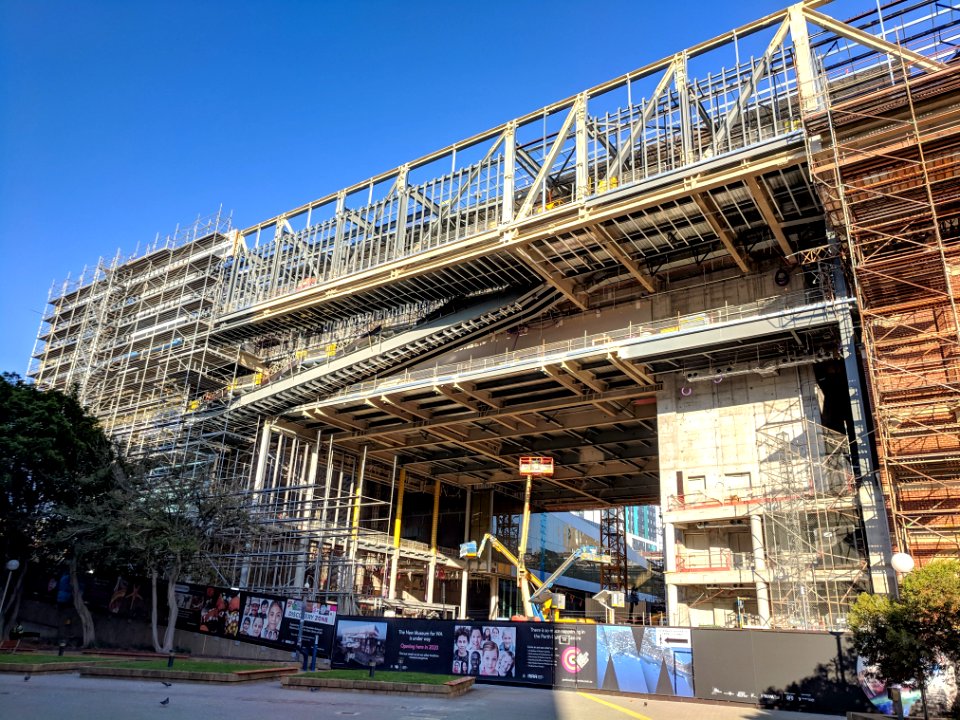 New WA Museum construction, February 2019