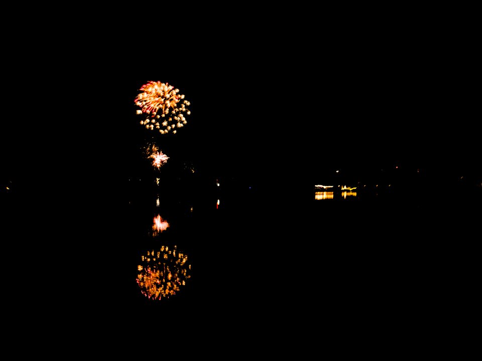 New Year celebration in Berlin-Spandau around Havel 04
